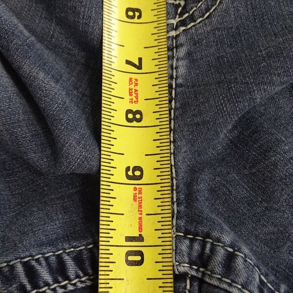 Vigoss  Heritage Fit Skinny Jeans Women Size 22 Blue Denim Thick Stitch FLAW - Picture 12 of 16